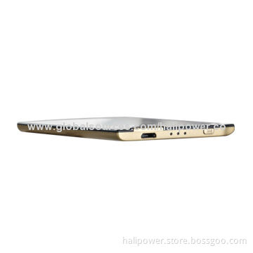 Thinnest Portable Battery, 1,200mAh Capacity, Sized 86*56*4.8mm